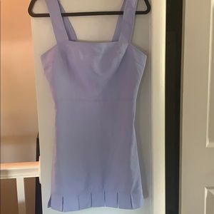 Amanda Uprichard short purple dress